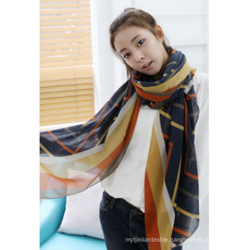 Newest Fashion Women Voile Fabric for Scarf